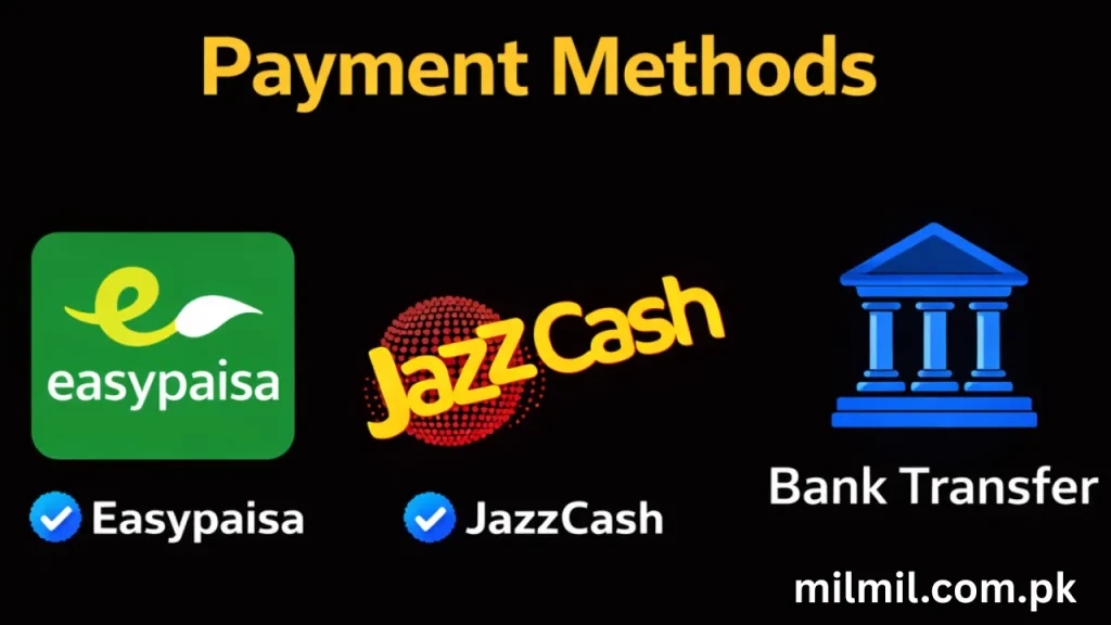 Mil Mil Payment options